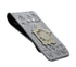 Native American Navajo Genuine Sterling Silver And 12KGF Turtle Money Clip JX121919