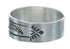 Navajo Authentic Sterling Silver Band Ring Size 14-1/4 AX121947