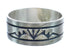 Navajo Authentic Sterling Silver Band Ring Size 12-3/4 AX121958