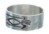 Navajo Authentic Sterling Silver Band Ring Size 9-1/2 AX121962