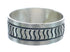 Navajo Authentic Sterling Silver Band Ring Size 12-1/4 AX121971