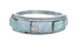 Navajo Authentic Sterling Silver Opal Ring Size 6-3/4 JX122177