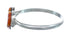 Native American Orange Opal Heart Sterling Silver Ring Size 4-1/4 JX122668