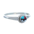 Silver Zunii Multicolor Inlay Sun Ring Size 4-1/4 AX122484