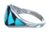 Multicolor Zuni Indian Genuine Sterling Silver Jewelry Ring Size 6-3/4 AX122419