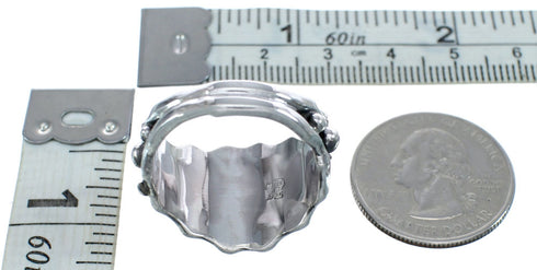 Sterling Silver Native American Navajo Horse Ring Size 15-1/2 JX125654