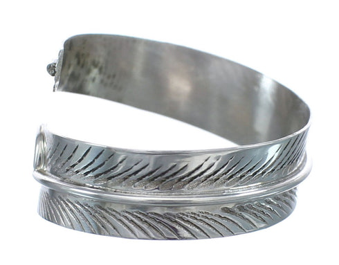 Navajo Indian Jewelry Feather Adjustable Ring Size 8 9 10 AX122385