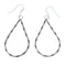 Native American Sterling Silver Hook Dangle Earrings JX122261