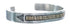 Native American Navajo Sterling Silver And 14 Karat Gold Cuff Bracelet JX122979
