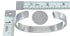 Native American Navajo Sterling Silver And 14 Karat Gold Cuff Bracelet JX122979