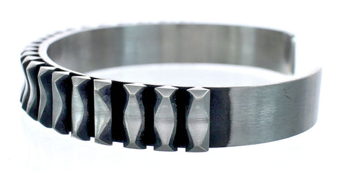 Native American Navajo Genuine Sterling Silver Cuff Bracelet JX122992