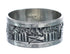 Native American Navajo Sterling Silver Story Teller Ring Size 9-3/4 AX123198