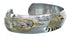 Native American Sterling Silver12KGF Eagle Navajo Cuff Bracelet JX123095