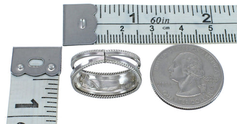 Native American Zuni Opal Sterling Silver Ring Size 8-1/4 AX123312