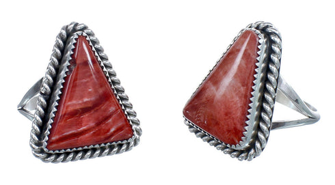 Native American Oyster Shell Genuine Sterling Silver Ring Size 8-1/4 AX123325