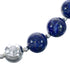 Sterling Silver And Lapis Navajo Bead Necklace AX123520