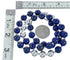 Sterling Silver And Lapis Navajo Bead Necklace AX123520