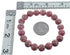 Native American Rhodochrosite Stretch Bead Bracelet JX123424
