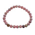 Native American Rhodochrosite Stretch Bead Bracelet JX123422