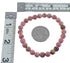 Native American Rhodochrosite Stretch Bead Bracelet JX123422