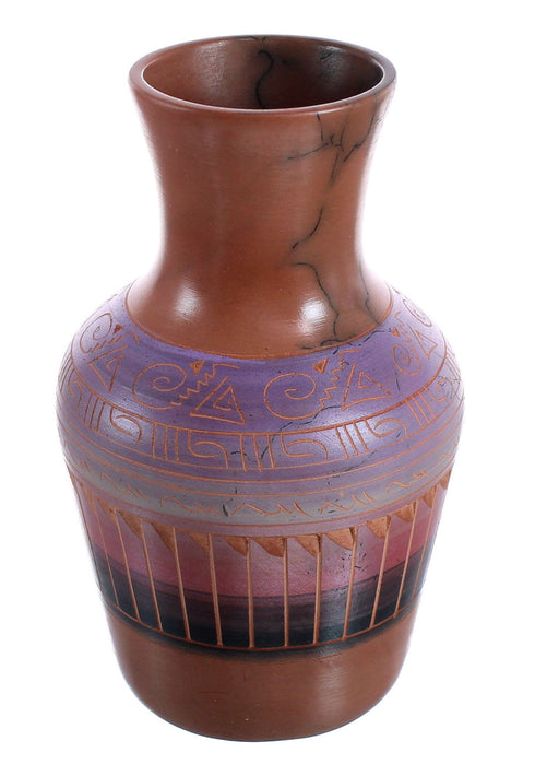 Native American Navajo Horse Hair Vase JX123567