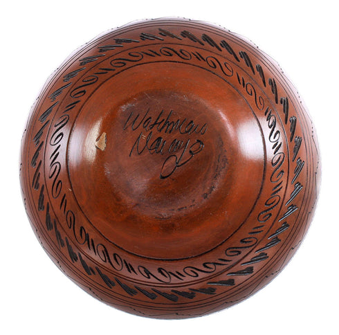 Navajo Hand Crafted Eagle Pottery JX123744