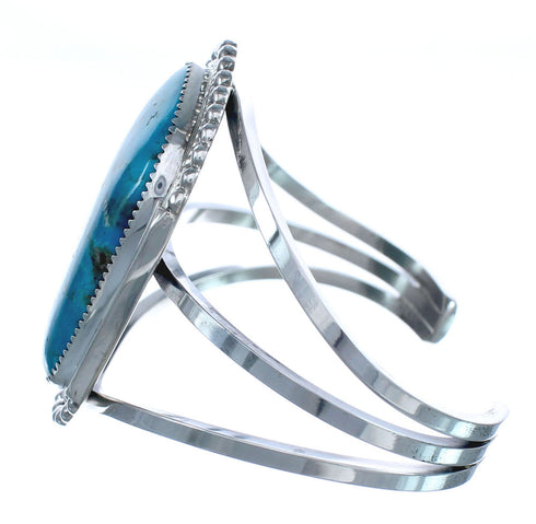Sterling Silver And Turquoise Navajo Cuff Bracelet AX123780