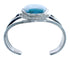 Sterling Silver And Turquoise Navajo Cuff Bracelet AX123780