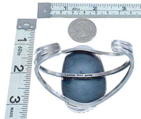 Sterling Silver And Turquoise Navajo Cuff Bracelet AX123780