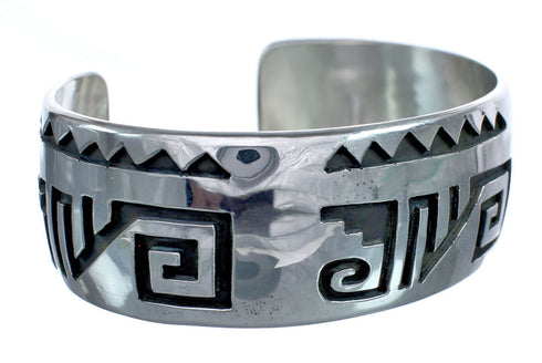 Sterling Silver Native American Cuff Bracelet JX123830
