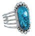 Native American Navajo Sterling Silver Turquoise Jewelry Cuff Bracelet AX123886