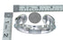 Sterling Silver Turquoise Navajo Wolf Cuff Bracelet AX123905