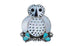 Owl Sterling Silver Zuni Multicolor Multistone Ring Size 6-1/2 JX124024