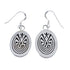 Sterling Silver Man In A Maze Navajo Hook Dangle Earrings AX124327
