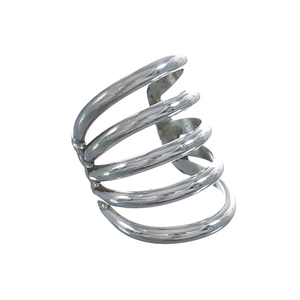 Native American Zuni Genuine Sterling Silver Ear Cuff AX124322