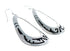 Native American Navajo Genuine Sterling Silver Hook Dangle Earrings JX124325