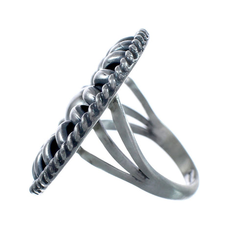 Native American Navajo Authentic Sterling Silver Ring Size 8 JX124359