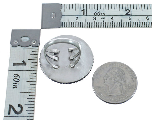 Native American Navajo Authentic Sterling Silver Ring Size 8 JX124359