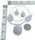 Native American Silver Multicolor Inlay Corn Zuni Necklace Set AX124655