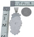 Native American Navajo Turquoise Genuine Sterling Silver Pendant JX124421