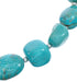 Native American Navajo Turquoise Bead Sterling Silver Necklace JX124544