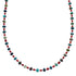 Native American Navajo Turquoise and Coral Bead Sterling Silver Necklace JX124566