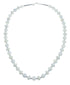 Native American Navajo Mother of Pearl Bead Sterling Silver Necklace JX124565