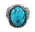 Sterling Silver Southwest Turquoise Ring Size 5-1/2 JX124586