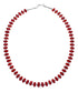 Southwestern Sterling Silver and Coral Bead Necklace JX124632