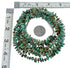 Silver 3 Strand Kingman Turquoise Bead Necklace AX124712