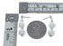 Sterling Silver Mother of Pearl Bead Post Dangle Earrings AX124724