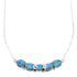 Turquoise Sterling Silver Zuni Effie Calavaza Snake Necklace AX124755