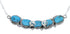 Turquoise Sterling Silver Zuni Effie Calavaza Snake Necklace AX124755