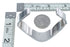Navajo Sterling Silver Multicolor Inlay Cuff Bracelet AX124843
